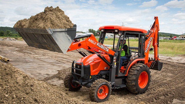 Tractors with Backhoe Attachments