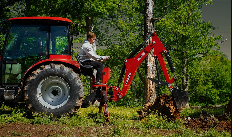 Tractors with Backhoe Attachments